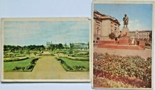 1951 Vintage Postcards LENINGRAD St.Petersburg Soviet Russia USSR Set of 2