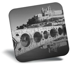 Awesome Fridge Magnet bw - St Nazaire Cathedral France  #38117