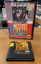 Thumbnail of ebay&reg; auction 394198873686 | Bulls vs. Blazers für Sega Genesis - voll funktionsfähig - akzeptabel - 