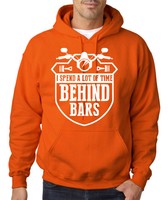 Motorbike Spend A Lot Of Time Mens Hoodies White All Sizes Orange Motorbike Spend A Lot Of Time Mens Hoodies White All Sizes Orange