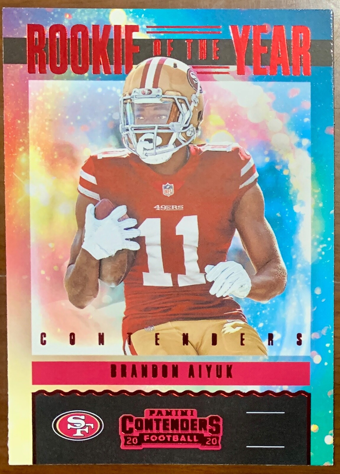 2020 Panini Contenders Brandon Aiyuk Rookie Of The Year #RY-BA San Francisc49ers