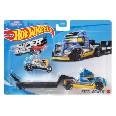 Hot Wheels Track Truck SUPER RIGS 1/64 Steel Power Diecast Cars Model Toy