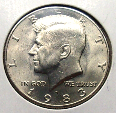 1983 D Kennedy Half Dollar Uncirculated .50 cent coin | eBay