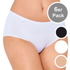 6er Spar-Pack - Sloggi - 24/7 Microfibre - Damen - Midi Slip - Unterhose 