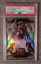 2020 Select Luis Robert Hot Rookies Holo Prizm #HR-12 RC PSA 9 Die Cut D/C 🔥👀