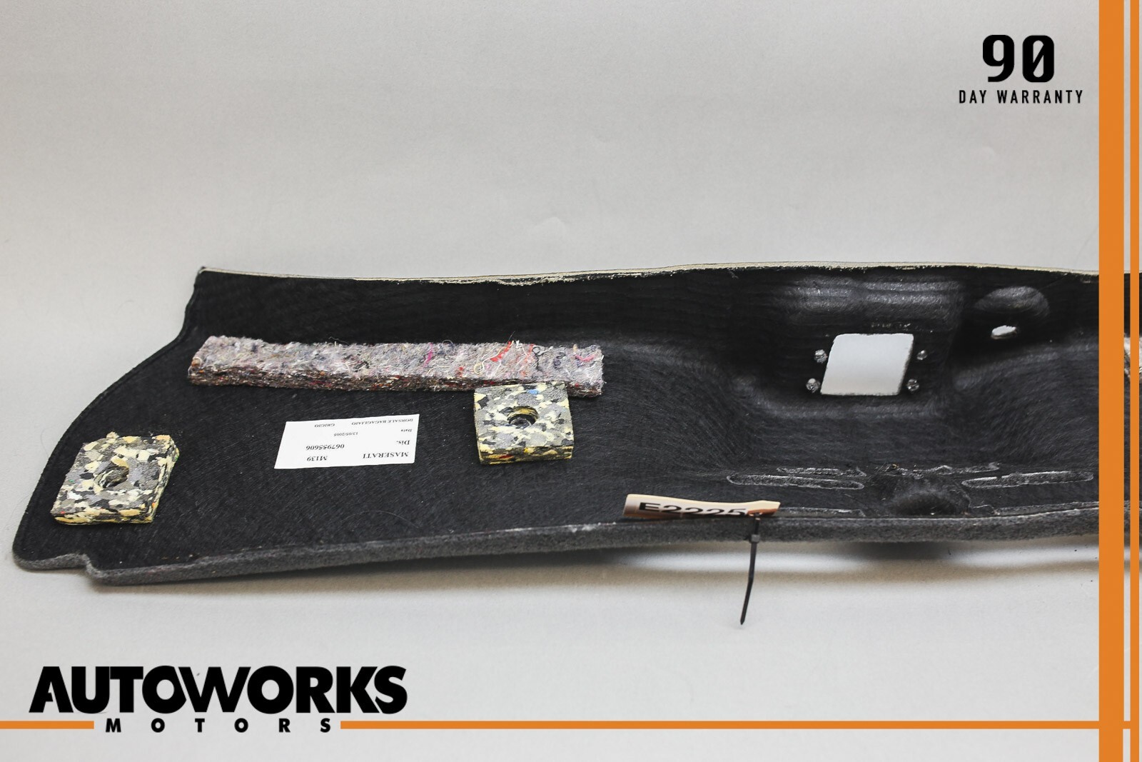 05-08 Maserati Quattroporte M139 Rear Lower Trunk Trim Luggage Compartment OEM