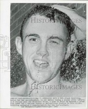 1961 Press Photo Boston Red Sox baseball player Chuck Schilling in Minnesota