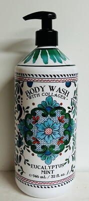 Home & Body ~ Eucalyptus Mint Body Wash with Collagen 32 fl oz 