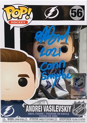 Photo Dédicacée D’Andrei Vasilevskiy – Lightning Tampa Bay – Certifiée JSA