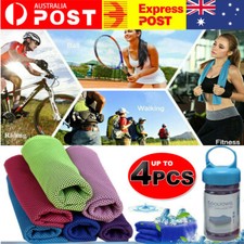 Instant Cooling Towel ICE Cold Cycling Jogging Gym Sports Outdoor Chilly NEW