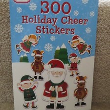 Christmas 300 Holiday Stickers - Santa  Elves