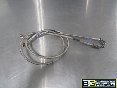 EB434 2007 07 BMW R1200 S FRONT BRAKE LINES HOSES ABS BYPASS TO CALIPER