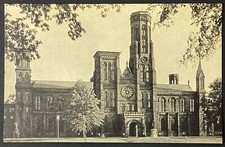 Washington DC Smithsonian Building Vintage Postcard Unposted