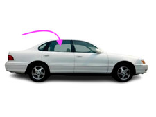 Fits: 1995-1999 Toyota Avalon 4D Sedan Passenger Rear Right Door Window Glass