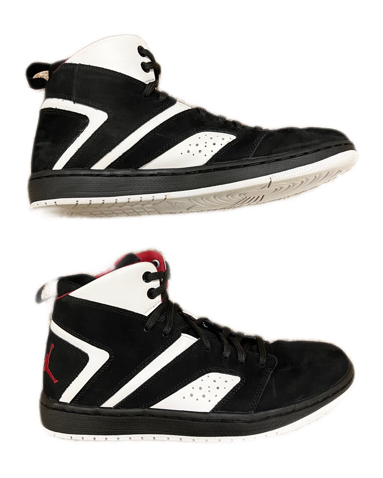 Nike Jordan Flight Legend OffCourt Shoe Black/Gym Re… Gem