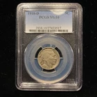 1918 D Buffalo Indian Head Nickel 5c PCGS VG10 Five Cent