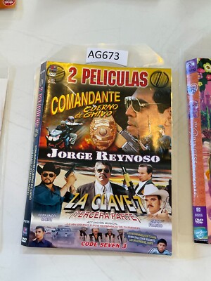  COMANDANTE CUERNO DE CHIVO / LA CLAVE 7 DVD No Case No Tracking #AG673