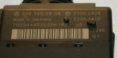 2003-2009 Mercedes-Benz W211_ST12 C-Class CLK-Class Ignition