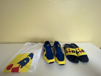 Lidl Kit: Shoes No. 39 + Slippers No. 39 + T-shirt Size L