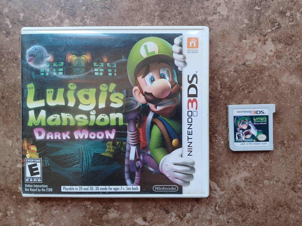 Luigi's Mansion Dark Moon (3DS, 2013) No Manual. Authentic Tested