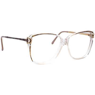 当時定価39500円 80s〜90s vintage GUCCI メガネフレーム Gucci Vintage Eyeglasses GG 2305 95Q Clear Oversized Frame Italy