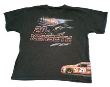 Matt Kenseth Nascar Shirt L  Black Front And Back Decal