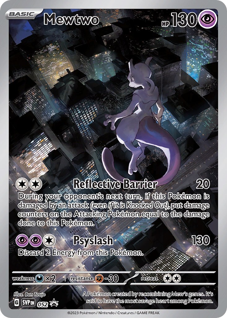 特別版 Mewtwo ホロカード　値下げしました Mewtwo 052 Sv: Scarlet & Violet Promo Cards Holo | eBay