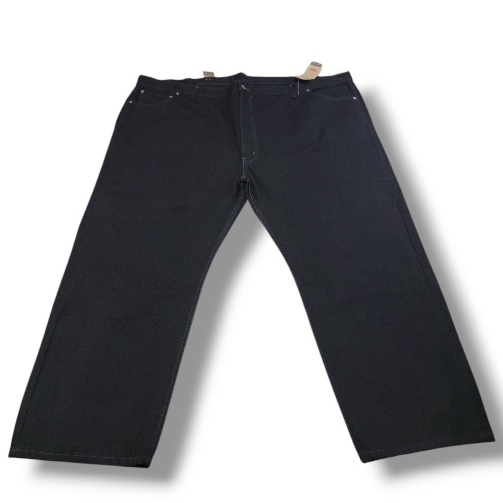New Levi's Jeans Size 60 W60" x L31 Black Levi's 505 Regular
