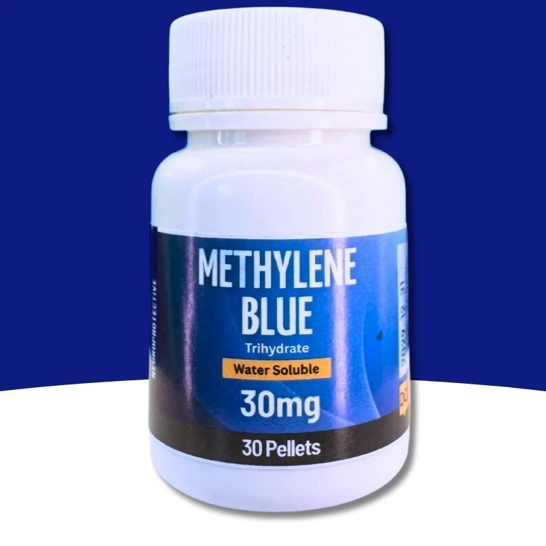 Methylene Blue 30mg Tablets, 99% Purity. USP Grade, 30 tablets. Made in Canada - Imagen 3 de 4