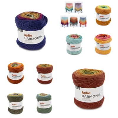 Katia Wolle Harmonia 150g Baumwolle Verlauf