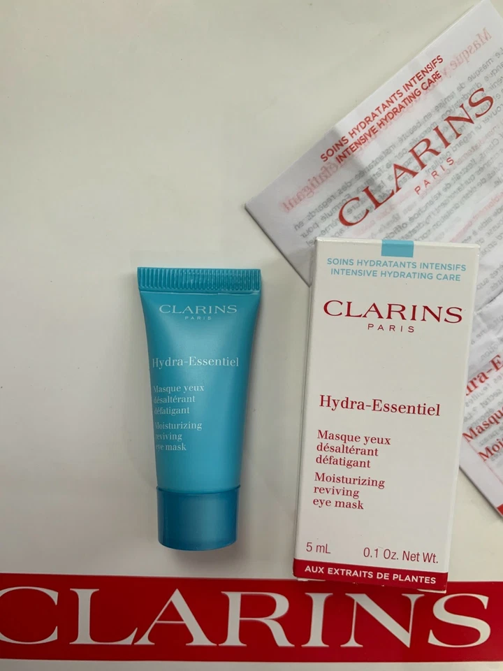 CLARINS Hydra Essentiel Moisturizing Reviving Eye Mask 15ml = 5ml x 3 - Image 3 of 4