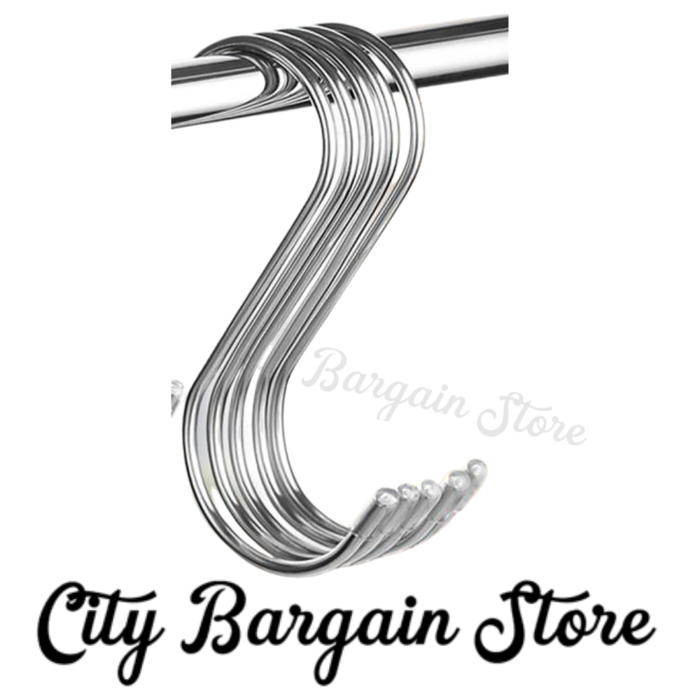Hanging S Hooks Stainless Steel Hooks Clothes Hanger Utensils Holder
