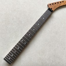 22 fret Roasted Flame maple guitar neck part Sickle Lock nut rosewood matte