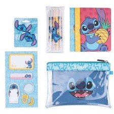 Set de material escolar de 13 piezas con motivos Stitch colección Tropical