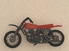 Hot Wheels Flying Colors Motocross 1 Motorcycle Red Hong Kong 1974 Redline Era