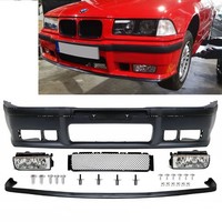 Sport StoßStange +Gt Lippe+ Nebel Chrom Passt FüR BMW E36 Auch M3 M +Nieten+Abe*