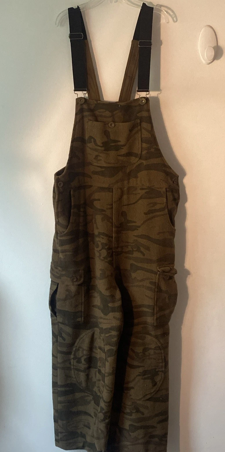 Brents Outdoors Vtg 90s Wool Blend Camo Cargo Hunting Bib Overalls Mens Sz M
Opens in a new window o