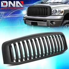 FOR 2006-2009 DODGE RAM 1500/2500/3500 MATTE VERTICAL STYLE GRILLE GRILL FRAME