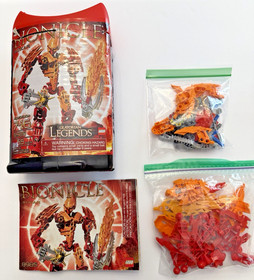 Lego Bionicle Glatorian Legends Ackar 8985 100% Complete with Canister & Manual