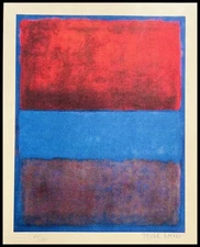 Mark Rothko Litografia COA originale firmata op numerata a matita limitata @