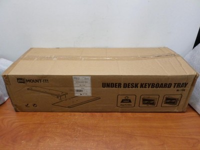 MOUNT-IT! MI-7138 Under Desk Keyboard Tray - New