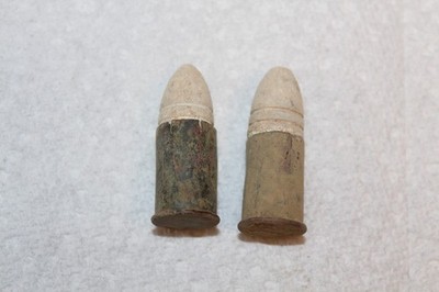 2 DUG .52 CAL. US M-1860 SPENCER CARBINE BULLETS PUT TOGETHER WINCHESTER V.A.