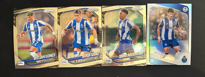 Panini FC Porto FIFA 2022-23 Prizm/Topps Chrome Fußball 4 Karten Lot