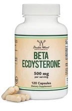 Double Wood Supplements Beta Ecdysterone Supplement  Support Men’s Health 120Cap