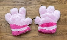 Disney Parks Cheshire Cat Plush Costume Faux Fur Paw Gloves