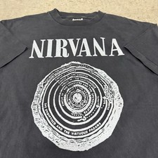 Vintage NIRVANA Vestibule T Shirt  1992 Band T Shirt Size XL Tultex Reprint