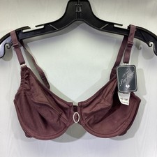 Wacoal Parfage Bra Underwire Maroon Vintage 90's 34D NWT NEW