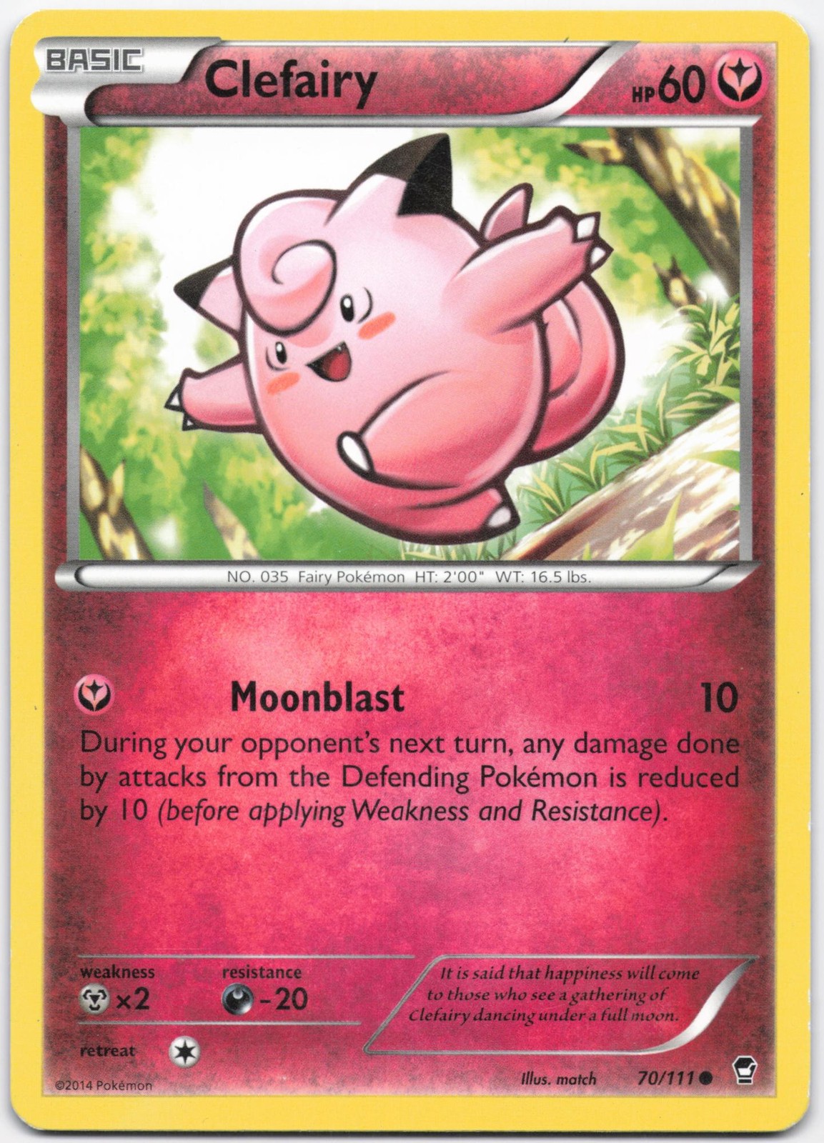 Clefairy 70/111 Common Furious Fists Pokemon Heavily Played