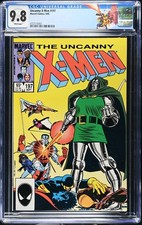 Uncanny X-Men #197 CGC 9,8 WP Arcade y Nimrod Aparición Marvel 1984