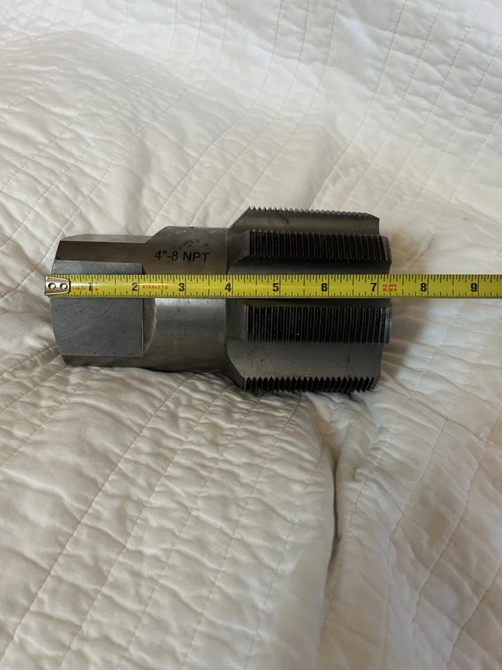 Drill America 4"-8 NPT Pipe Tap Tap, Carbon Steel -- DWTPT Series - Image 2 of 4